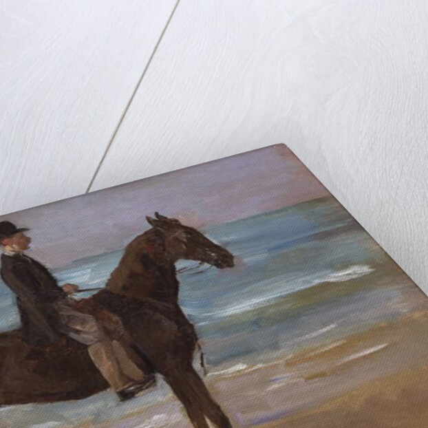A Rider on the Shore by Max Liebermann