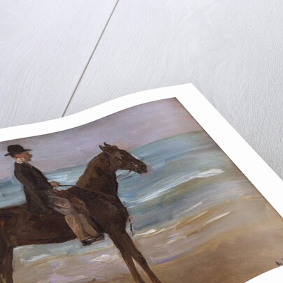 A Rider on the Shore by Max Liebermann
