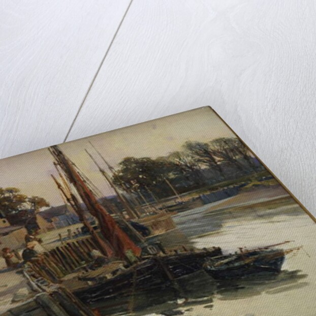 A Cornish Fishing Village, 1900 by Edward Reginald Frampton