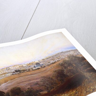 Jerusalem from the Mount of Olives, 1902 by Gustave Bauernfeind