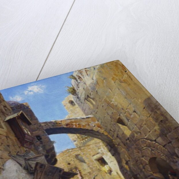 Street Scene in Jerusalem by Gustave Bauernfeind