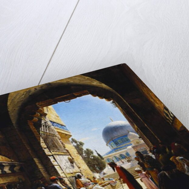 At the Entrance to the Temple Mount, Jerusalem, 1886 by Gustave Bauernfeind