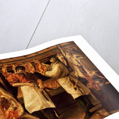 The Butcher's Shop by Annibale Carracci