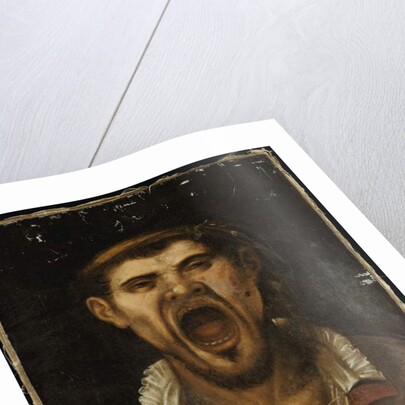 A Peasant Man Shouting by Annibale Carracci