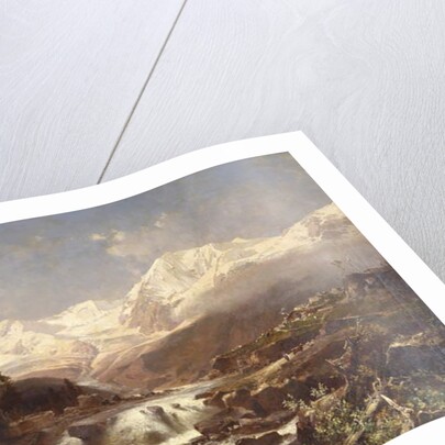 Koenigspitze-Tirol, 1877 by Franz Richard Unterberger