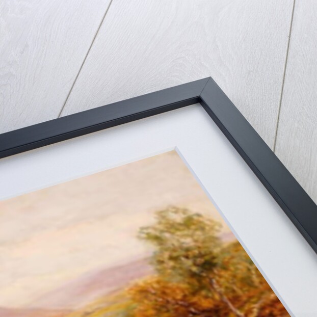 A Young Girl picking Spring Flowers by Ernest Walbourn