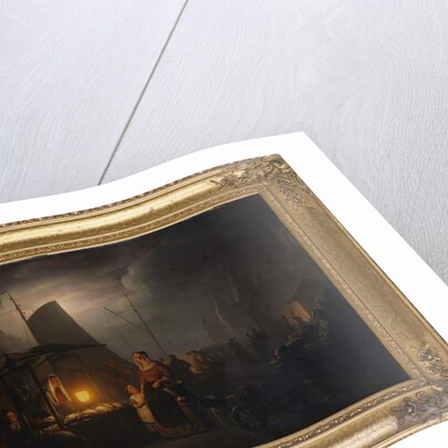 A Market Square at Night, Brussels, 1870 by Petrus van Schendel