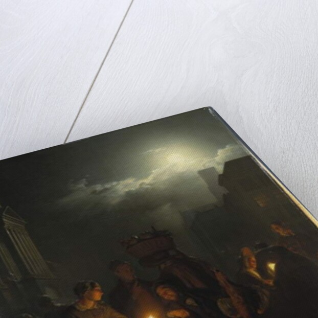 Night Market in Antwerp by Petrus van Schendel