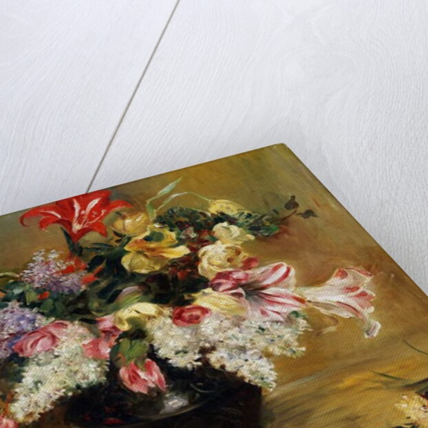 Amaryllis, Lilac and Tulips, 1911 by Lovis Corinth