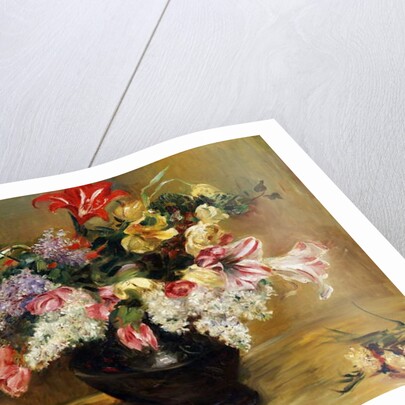 Amaryllis, Lilac and Tulips, 1911 by Lovis Corinth