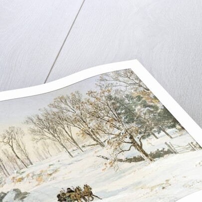 Winter on Ravensdale Road, Hastings-on-Hudson, 1890 by Jasper Francis Cropsey