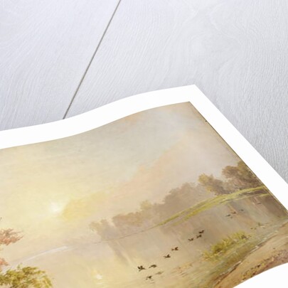 Hazy Afternoon - Autumn, 1873 by Jasper Francis Cropsey