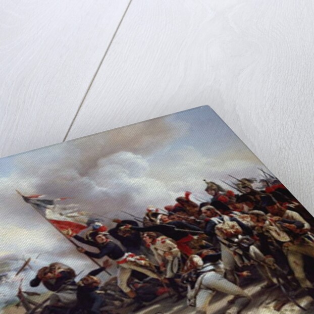 The Battle of Pont d'Arcole, 1826 by Emile Jean Horace Vernet