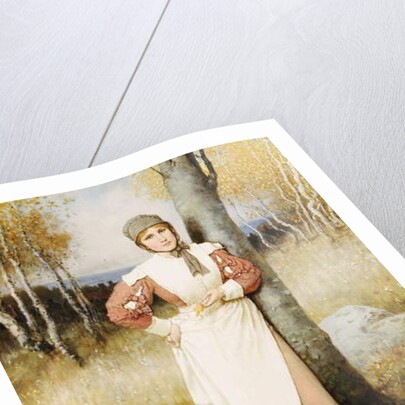 A Rose in New England by George Henry Boughton