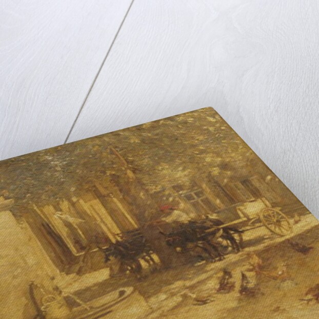 Fountain in a Provencal Village by Henry Herbert La Thangue