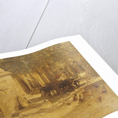 Fountain in a Provencal Village by Henry Herbert La Thangue