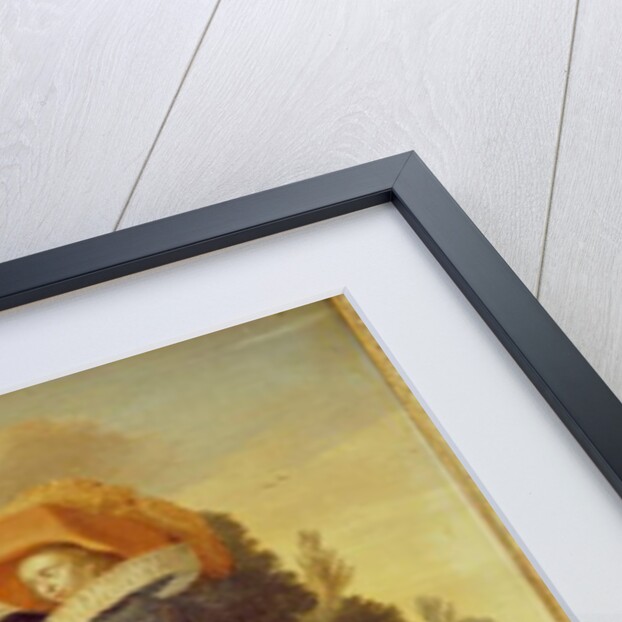 Elegant Figures making Music on a Terrace by a Lake by Dirck Hals