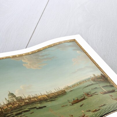 The Thames from the Terrace of Somerset House, looking towards the City, c.1745 by Antonio Joli