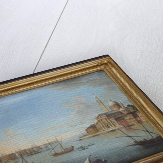 The Bacino di San Marco, Venice, looking East, with the Church of San Giorgio Maggiore, and the Dogana by Antonio Joli