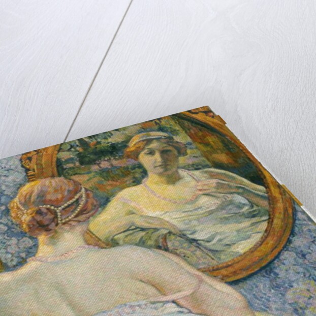 Woman in a Mirror, 1907 by Theo van Rysselberghe