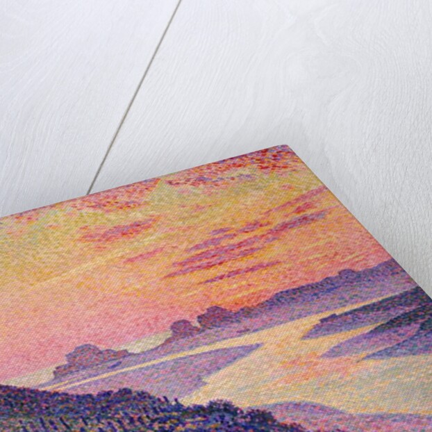 Sunset at Ambleteuse, Pas-de-Calais, 1899 by Theo van Rysselberghe