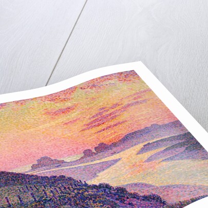 Sunset at Ambleteuse, Pas-de-Calais, 1899 by Theo van Rysselberghe