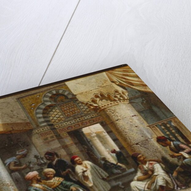 Arabic Figures in a Coffee House, 1870 by Carl Friedrich Heinrich Werner