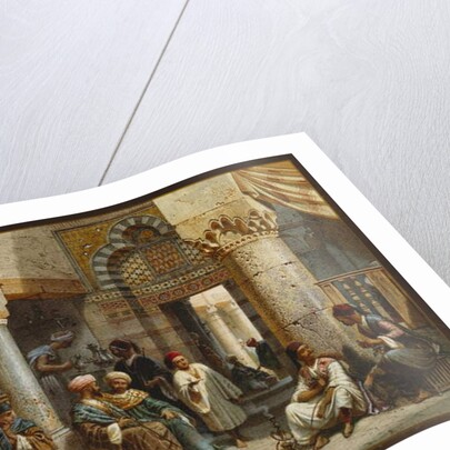 Arabic Figures in a Coffee House, 1870 by Carl Friedrich Heinrich Werner