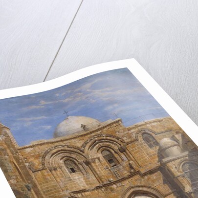 The Church of the Holy Sepulchre, Jerusalem, 1862 by Carl Friedrich Heinrich Werner