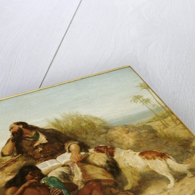 Robinson Crusoe and his Man Friday by John Charles Dollman