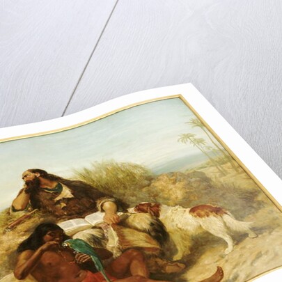 Robinson Crusoe and his Man Friday by John Charles Dollman