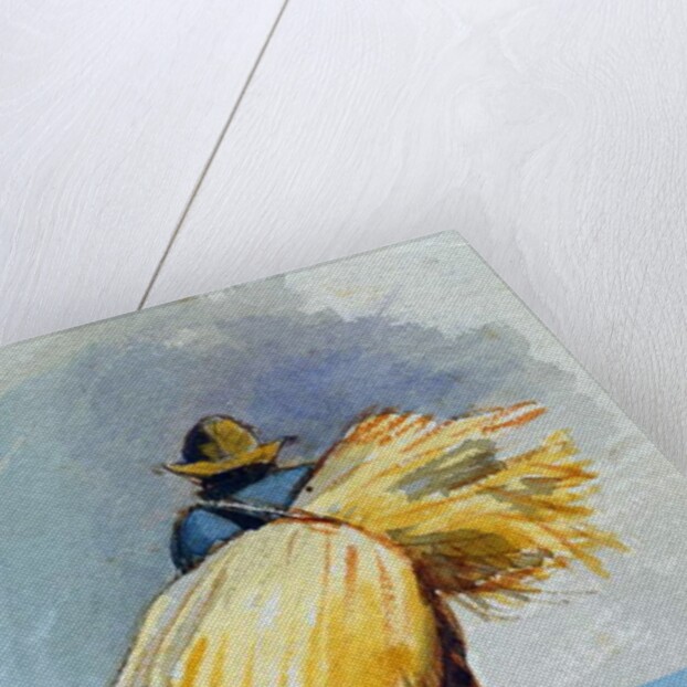 A Harvester, 1863 by Andreas Achenbach