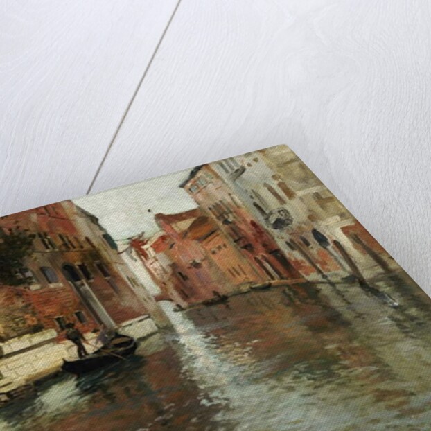 A Venetian Backwater by Fritz Thaulow