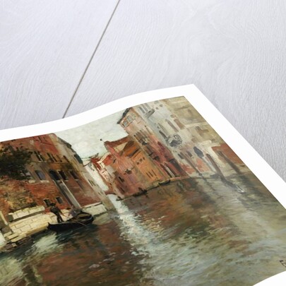 A Venetian Backwater by Fritz Thaulow