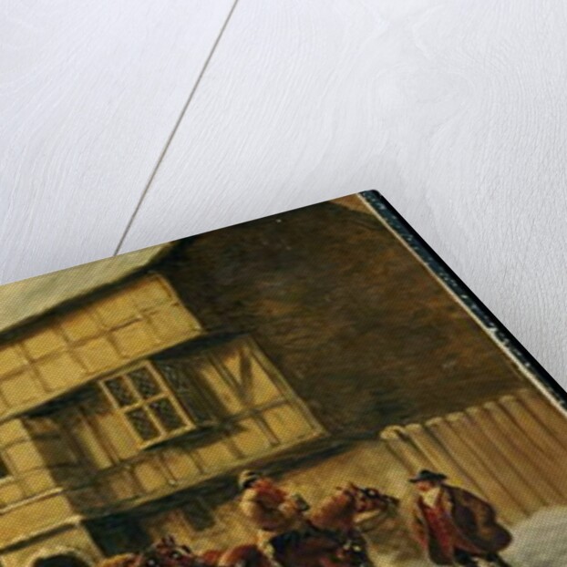 Outside the George Inn, 1879 by J.C. Maggs