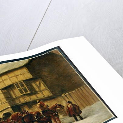 Outside the George Inn, 1879 by J.C. Maggs