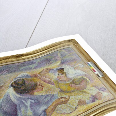 Mother playing with her Child, c.1897 by Henri-Edmond Cross
