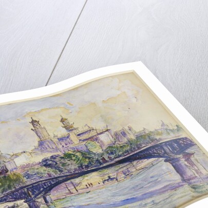 The Seine in front of the Trocadero by Henri-Edmond Cross