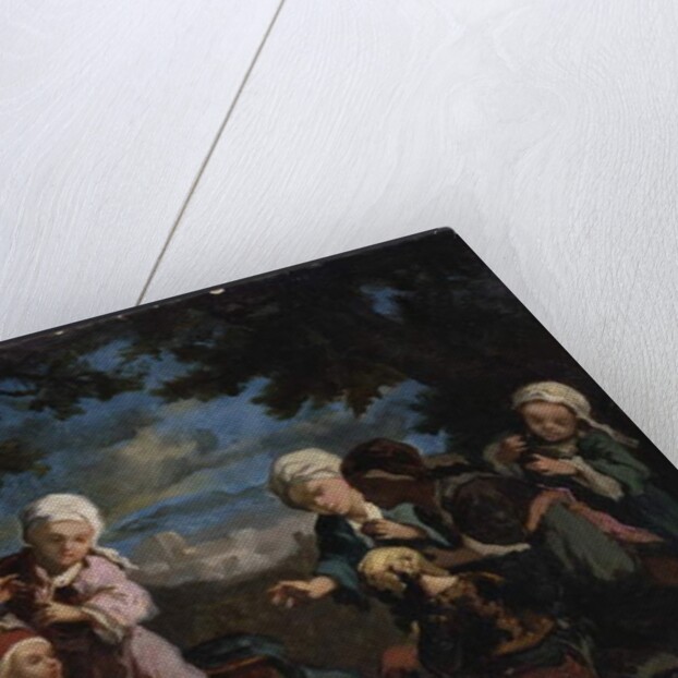 Turkish Children playing Boules in a Clearing by Narcisse Virgile Diaz de la Pena