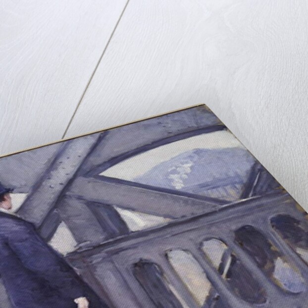 Le Pont de l'Europe, 1876 by Gustave Caillebotte