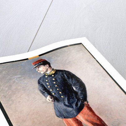 A Soldier, c.1881 by Gustave Caillebotte