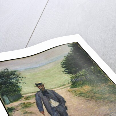 Stroller by the Sea, 1885 by Gustave Caillebotte