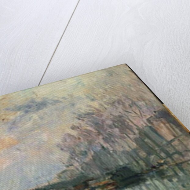 View of the Seine, Paris by Albert-Charles Lebourg