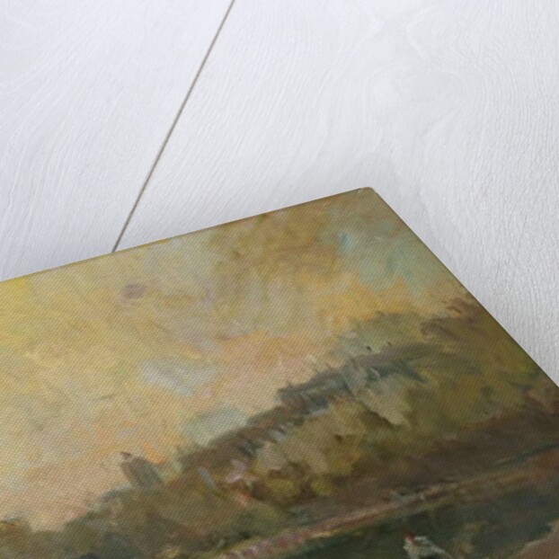 The Banks of the River Seine at St. Cloud by Albert-Charles Lebourg