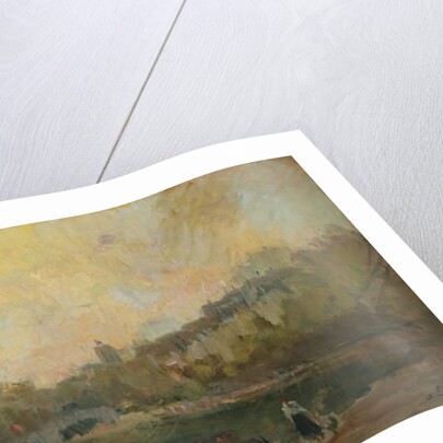 The Banks of the River Seine at St. Cloud by Albert-Charles Lebourg