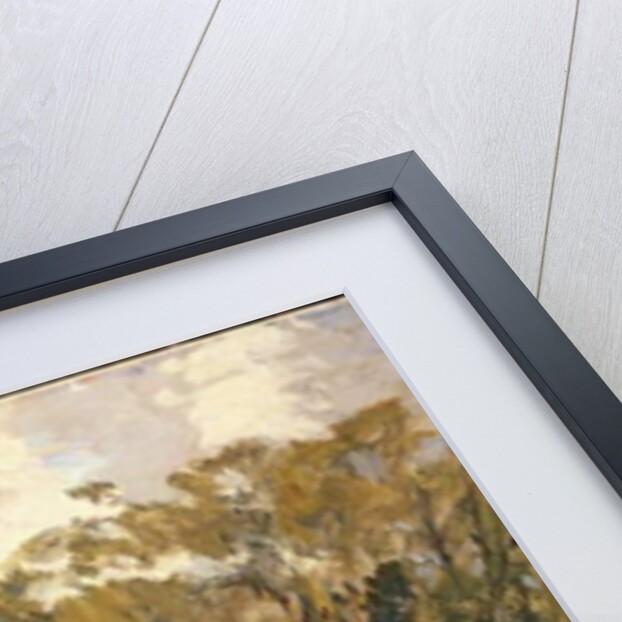 The small branch of the River Seine at Bas-Meudon on an Autumn Evening, 1893 by Albert-Charles Lebourg