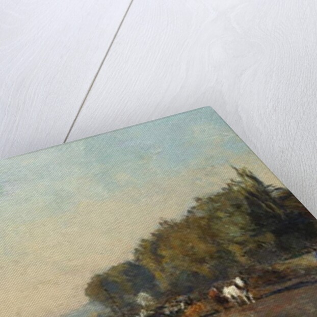 On the Bridge at Suresnes in Autumn by Albert-Charles Lebourg