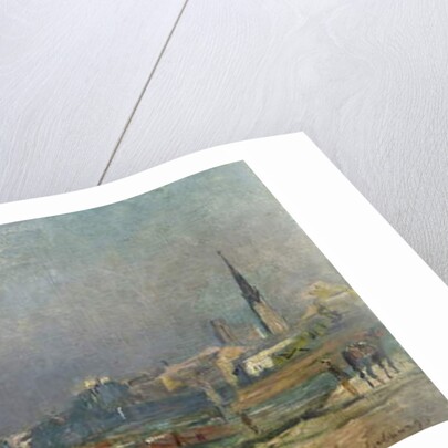 On the Banks of the River by Albert-Charles Lebourg