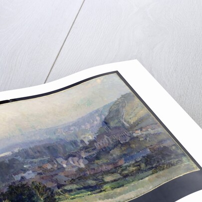 View of Vetheuil, Sunset, 1897 by Albert-Charles Lebourg