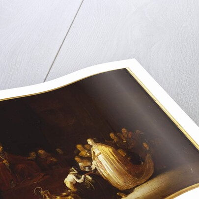 The Queen of Sheba before King Solomon by Jacob Willemsz de Wet or Wett